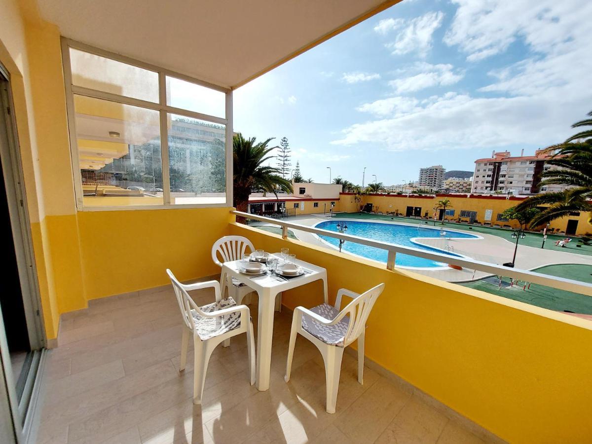 Sunny Cozy Nice Apartment LosCristianos WiFi,Pool Los Cristianos  Zewnętrze zdjęcie