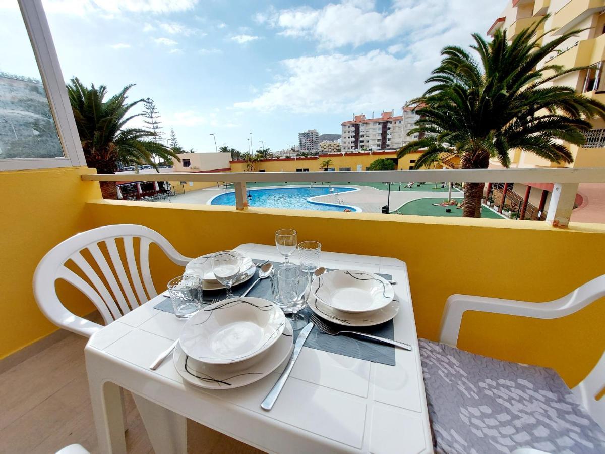 Sunny Cozy Nice Apartment LosCristianos WiFi,Pool Los Cristianos  Zewnętrze zdjęcie